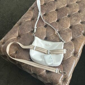 Kate Spade Rosie white crossbody with 2 straps